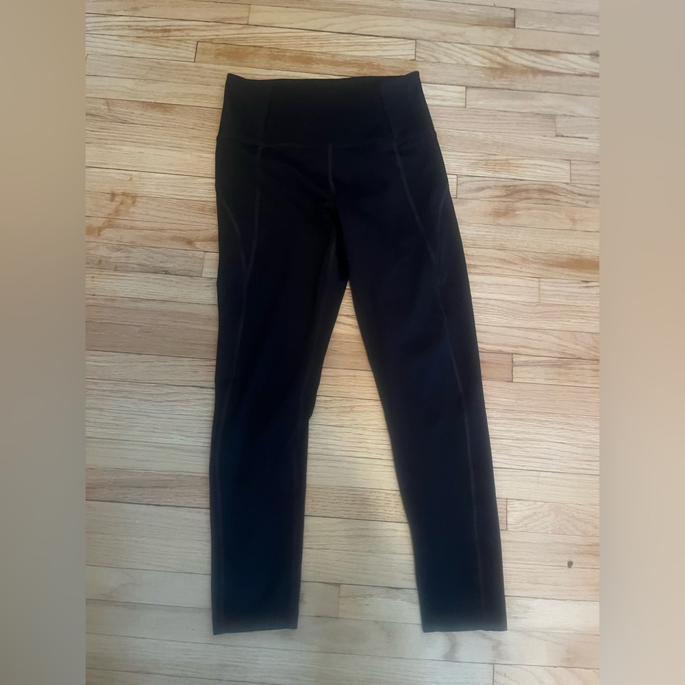 Girlfriend Collective Black Leggings 3\4 length